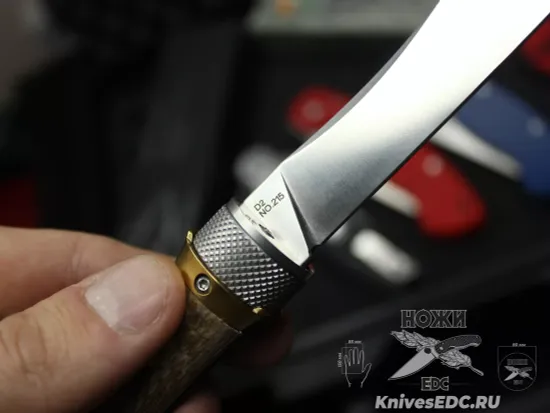 Складной нож Reptilian Кабальеро-02 сталь D2, рукоять G10 + микарта