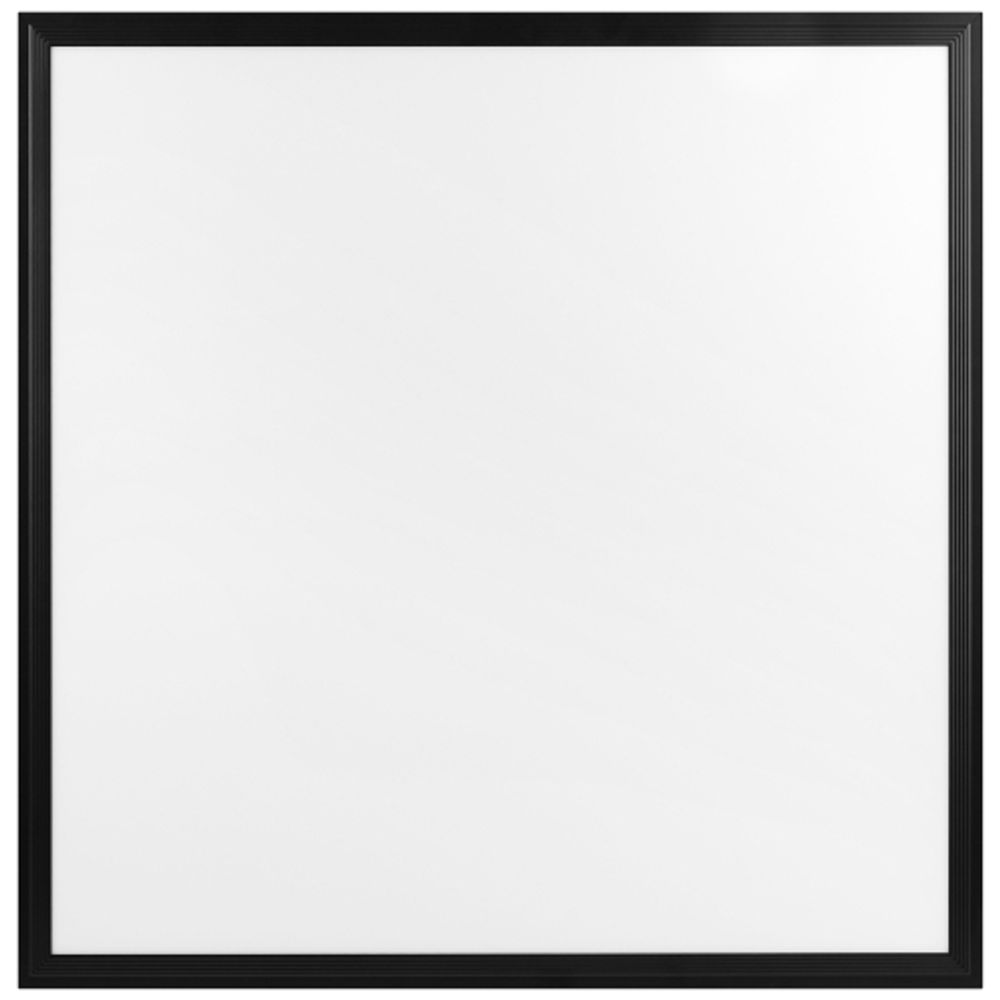 Светодиодная панель ЭРА Грильято SPL-540-B-40K-040 40Вт 4000К 588x588x8 черная без драйвера с ушками ультратонкая | Панели с внешним драйвером