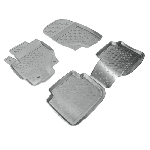 Ковры в салон Norplast/Unidec для Mitsubishi Colt (2004-2009)Полиуретан,Серый, арт.NPL-Po-59-20-G