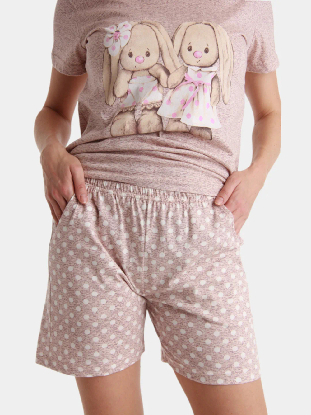 Пижама женская шорты+футболка(норма) ФШ0015