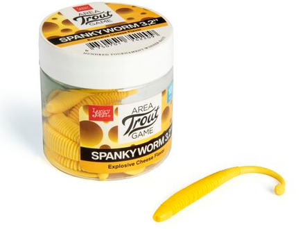 Слаги съедобные искусственные LJ Pro Series SPANKY WORM 3,2in (08.00)/101 10шт.