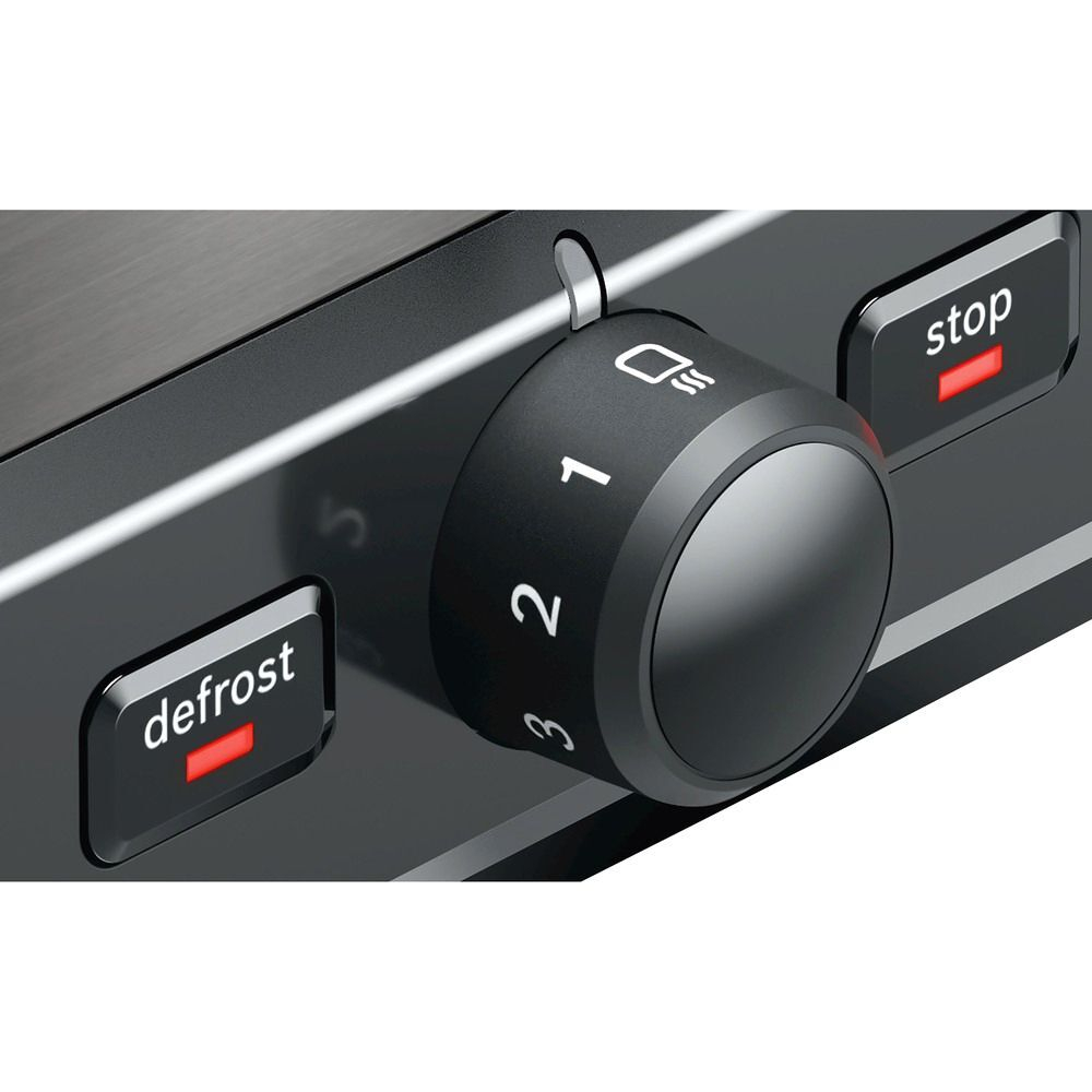 Тостер BOSCH TAT5P425, графитовый/черный