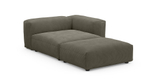 Оттоманка Фиджи Cilium Brown 137*221*62 см, Коричневый Вельвет Нераскладной Фиеста