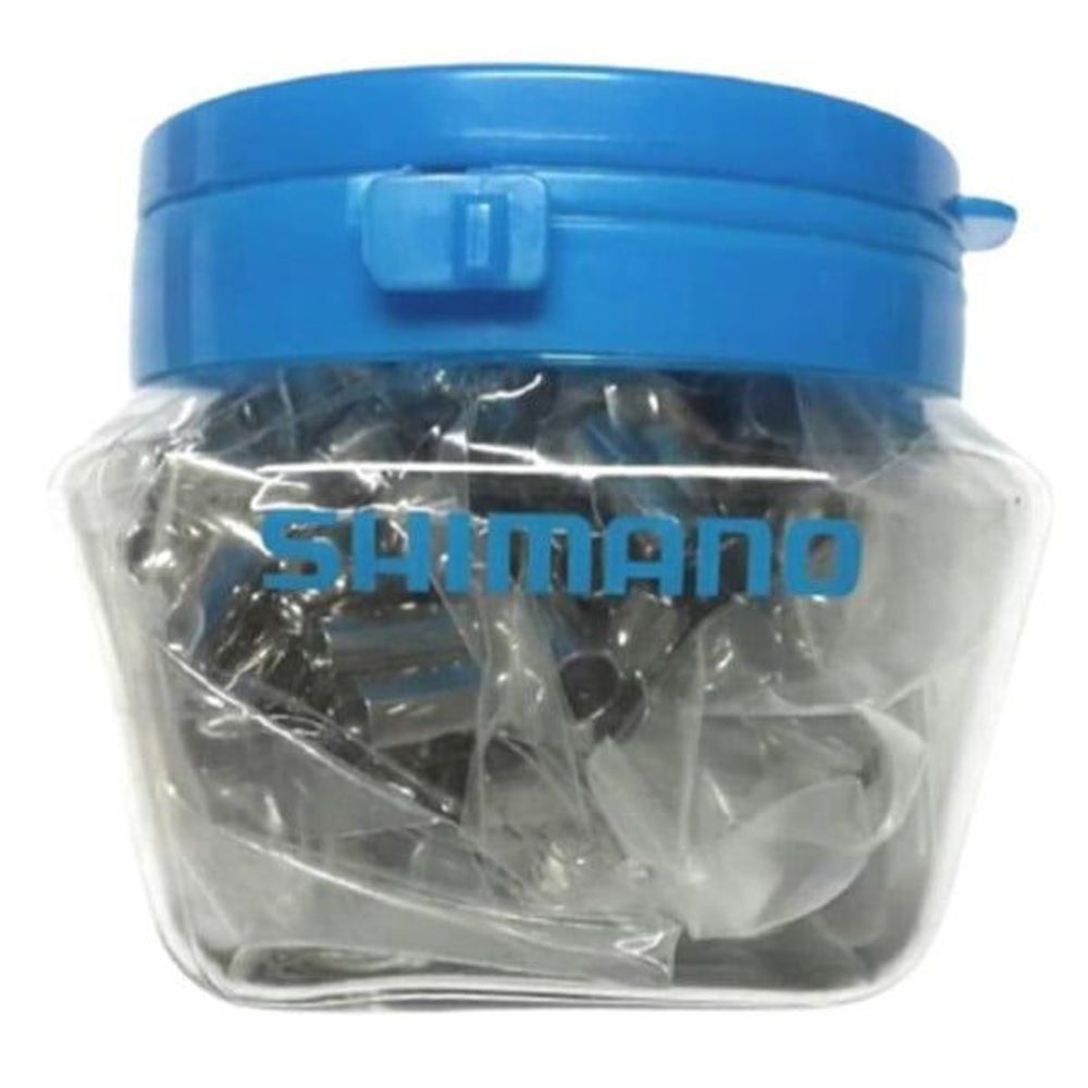 Концевик Shimano оплетки металл ⌀5 мм внут/⌀6 мм внеш Y60B98011