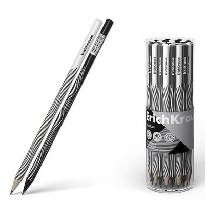 Карандаш ч/г круглый, HB "Illusion" (Erich Krause)