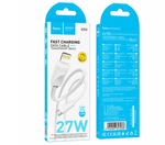 Кабель Lightning -TypeC HOCO X114 PD 27W (белый) 1м