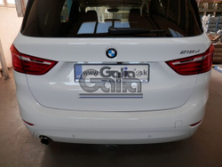 Фаркоп оцинкованный Galia B023A для BMW X1 F48 07/2015-, BMW 2-Series Active Tourer F45 09/2014-, BMW 2-Series Gran Tourer F46 05/2015-(паспорт и сертификат в комплекте)(без электрики)