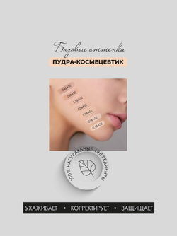 Шелковая пудра с ухаживающим действием. Базовые оттенки (Пакетик рефил)