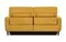 Диван-реклайнер с электроприводом Jasper, 200 см, желтый