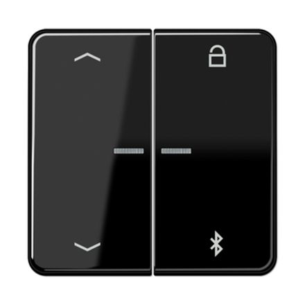 JUNG Таймер универсальный Bluetooth «стрелки», чёрный, арт.CD1751PBTSW