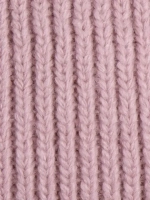 Шапка вязаная демисезонная с ушками