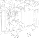 Daily commas walking. Colouring Book (Korea)