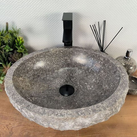 Раковина из мрамора Erozy Grey EM-64521 46*40*15 0187
