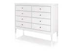 Комод Elit 8 ящиков (белый)