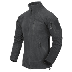 ALPHA TACTICAL Jacket - Grid Fleece - shadow grey