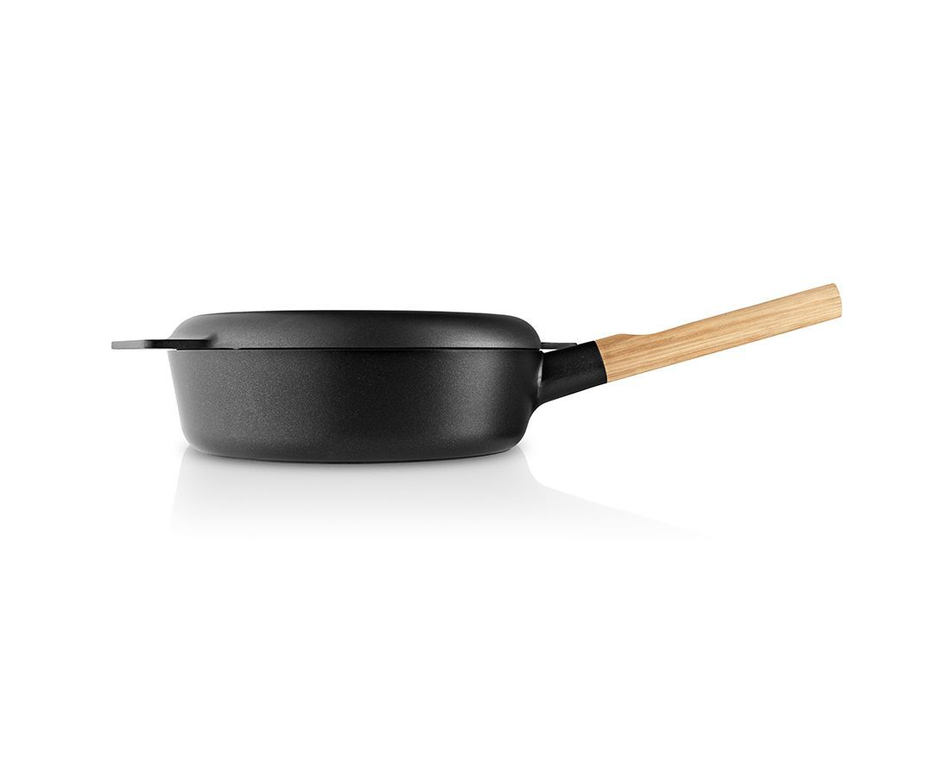 Сотейник с антипригарным покрытием, с деревянной ручкой, диаметр 24 см, Nordic Kitchen, Eva Solo