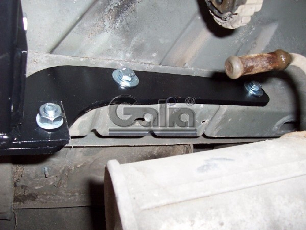 Фаркоп оцинкованный Galia P027A для Peugeot 406 седан 1995-2004(паспорт и сертификат в комплекте)(без электрики)