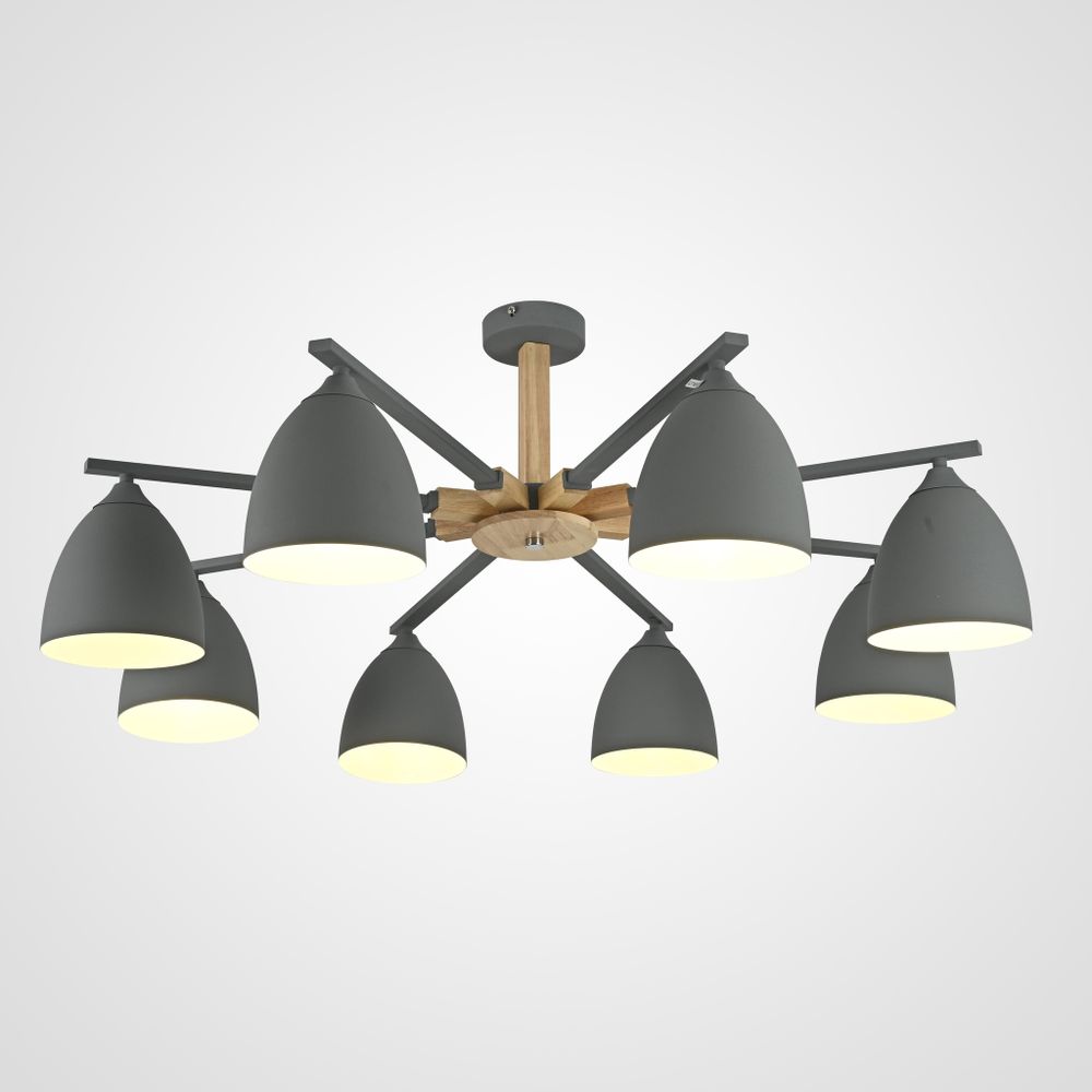Потолочная Люстра Noa 8 Gray By Imperiumloft