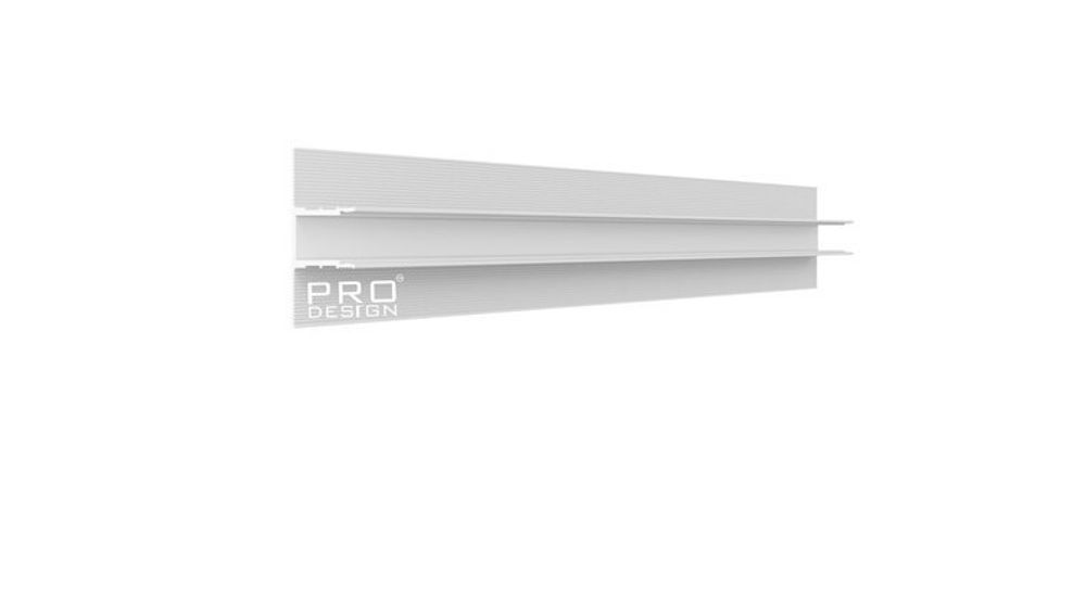 Декоративный стеновой профиль Pro Design 534 белый, 2700x45x17,5 мм