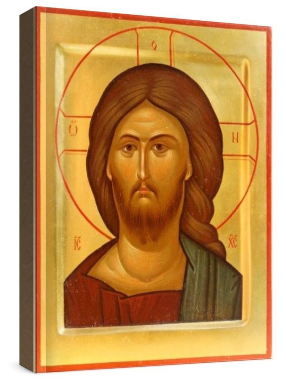 Венчальная пара 24. Спаситель (рукописная икона)