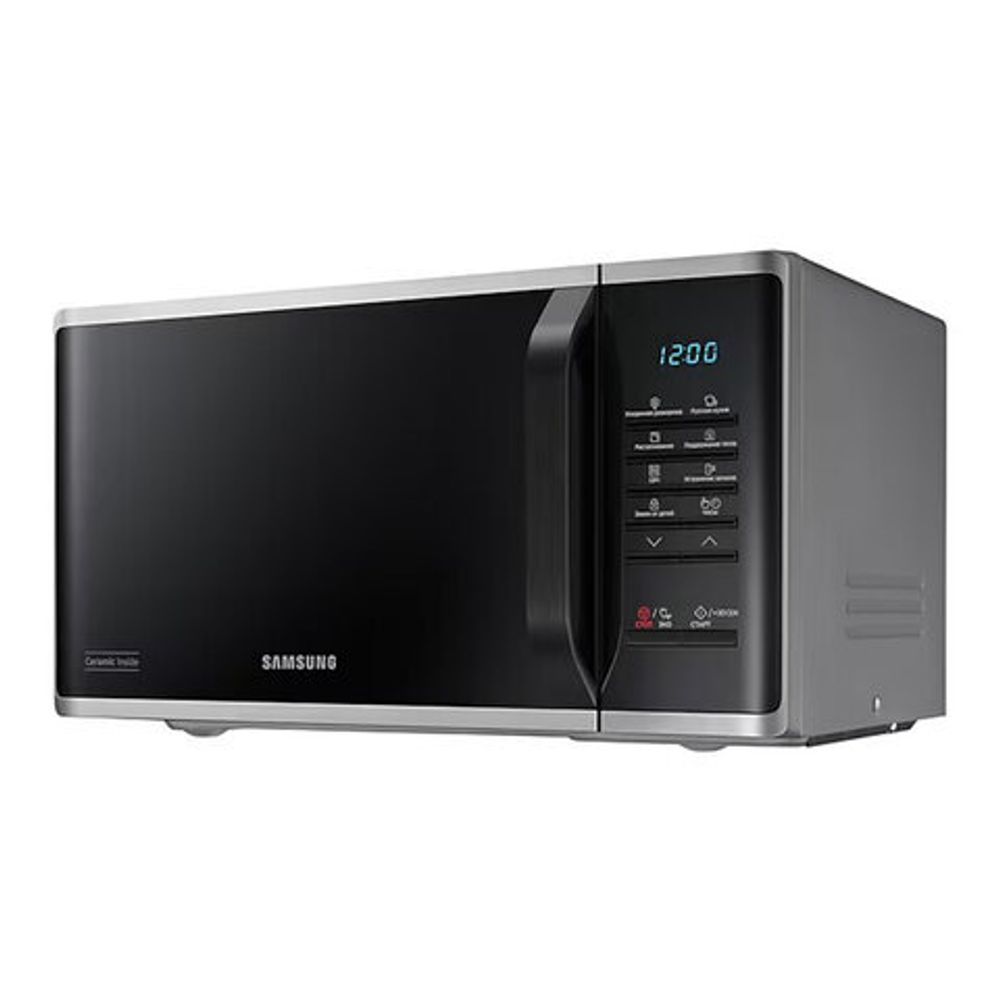 Микроволновая печь SAMSUNG MS23K3513AS/BW, объем 23 л, мощность 800 Вт, механическое управление