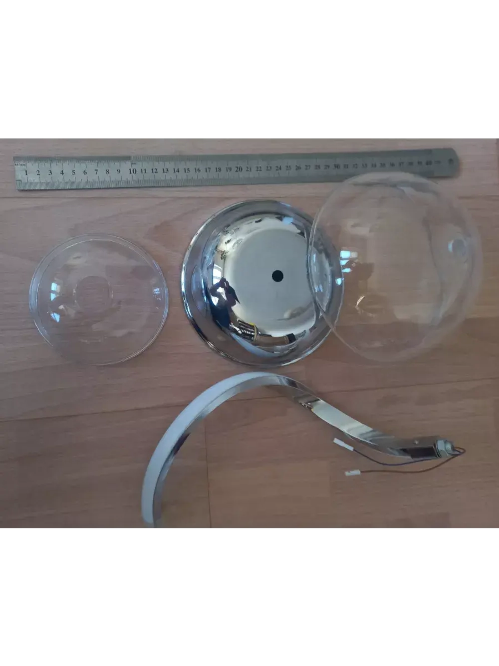 Люстра подвесная 6 свечей со светодиодной подсветкой