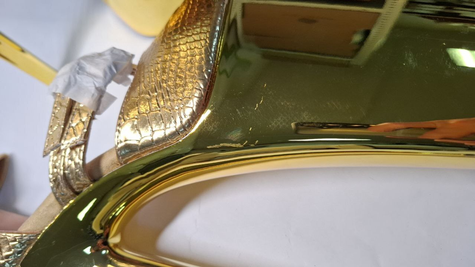 DIANA. Босоножки четверки. Лак - SHDS-030-4-lak-gold-sale36_060