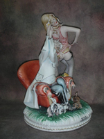 Статуэтка. Фарфор. Докторское наслаждение. Capodimonte. Италия