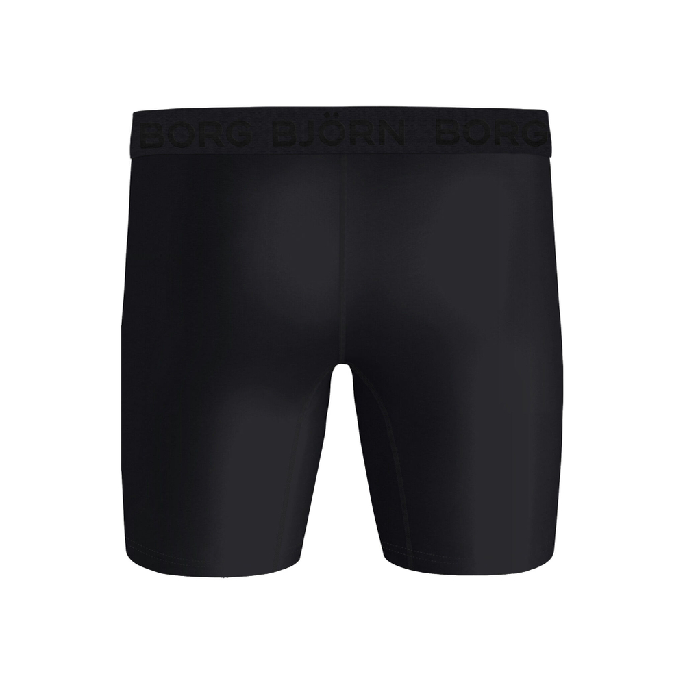 Björn Borg Long Leg Boxer Shorts 2 Pack Men - Black