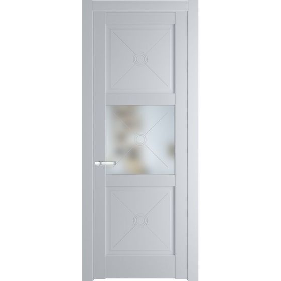 Межкомнатная дверь эмаль Profil Doors 1.4.2PM лайт грей остеклённая