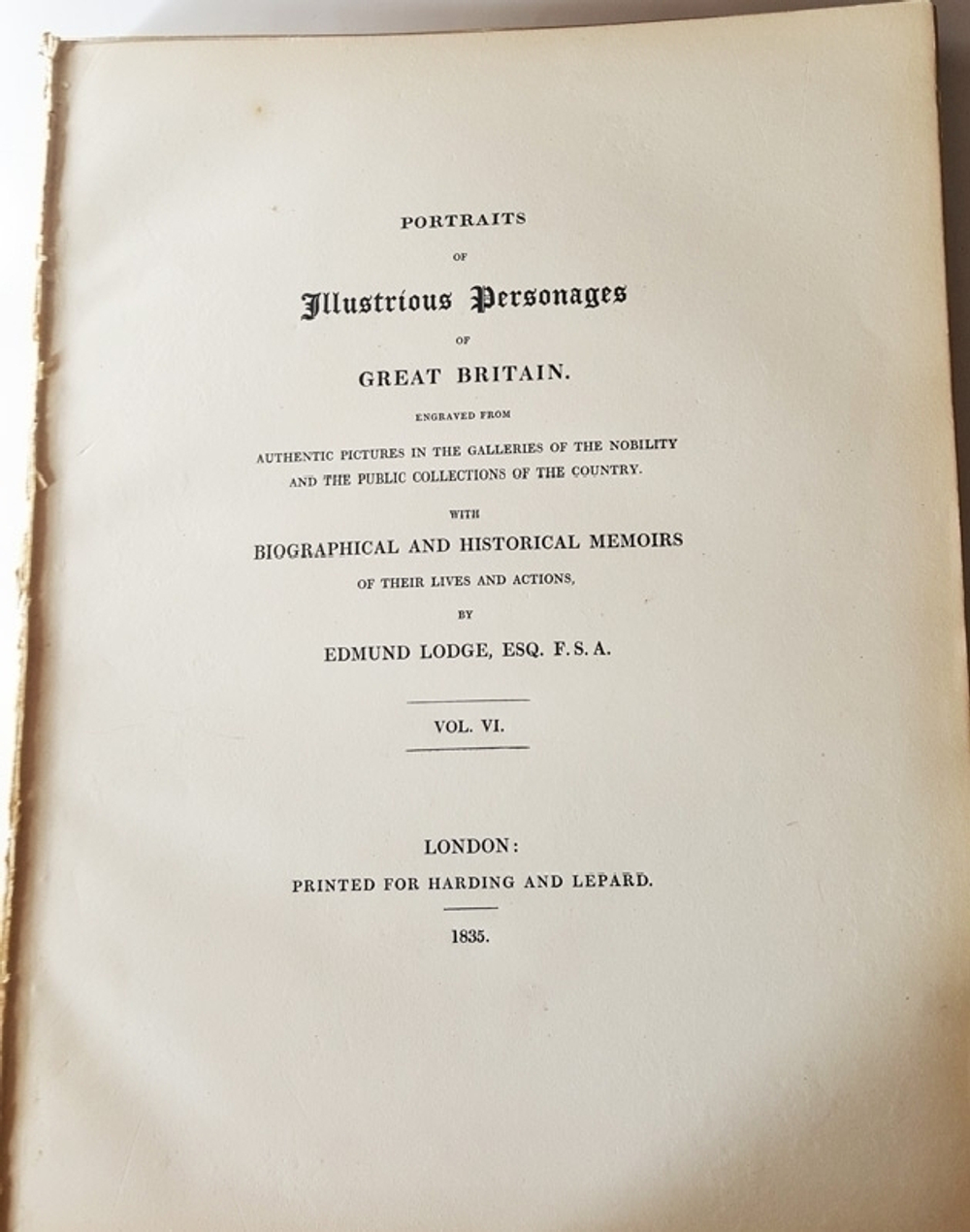 "Portraits of Illustrious Personages of Great Britain"  Edmund Lodge. 1835г.