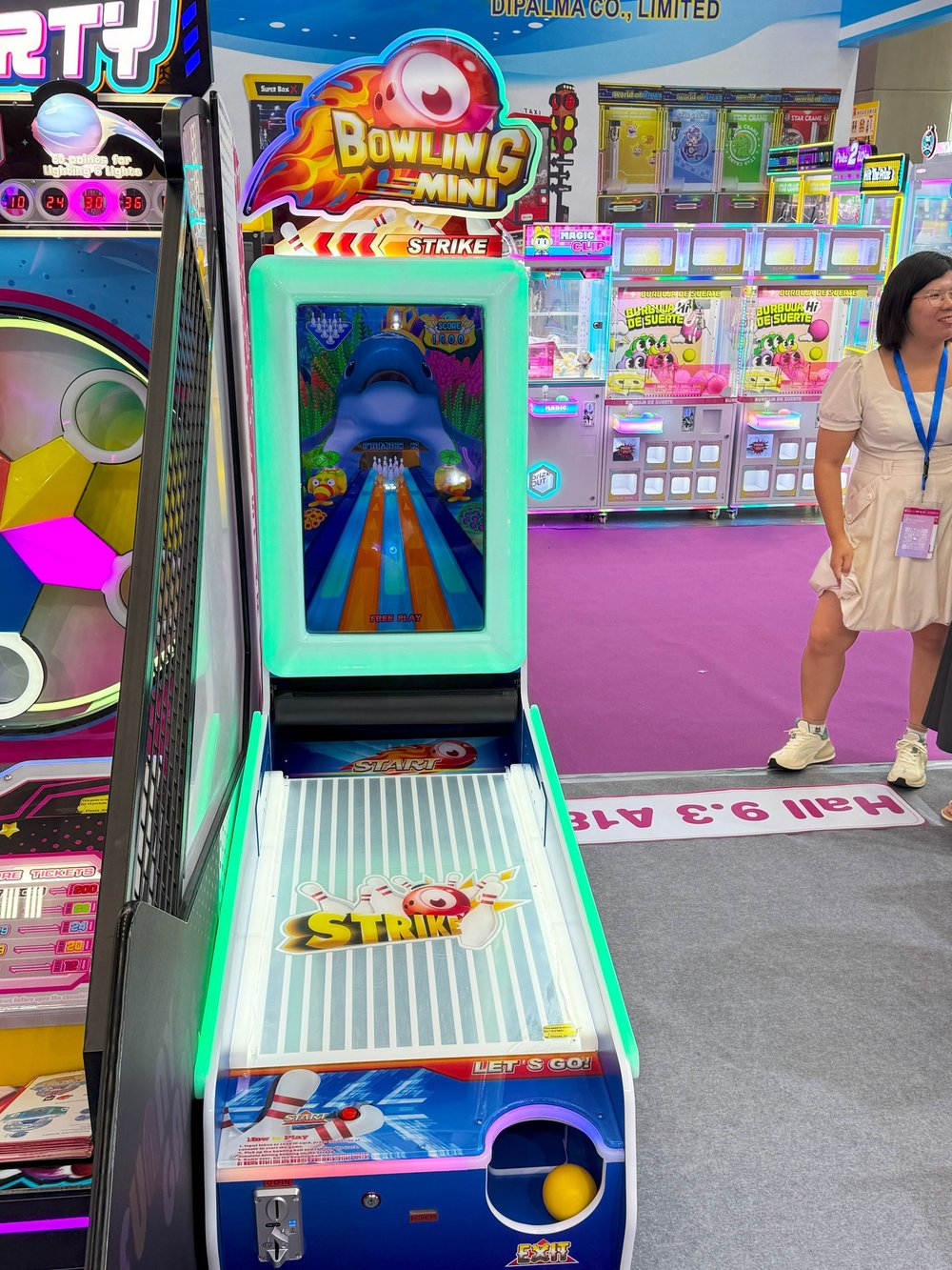 Детский игровой автомат «Мини-боулинг»