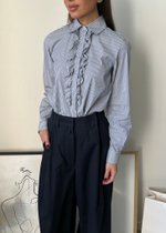 Хлопковая рубашка Max Mara, S