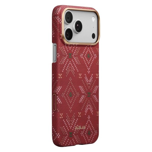 Чехол Pitaka Edge Case для iPhone 17 Pro Max, Красный | Scarlett