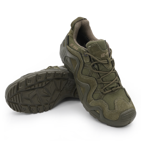 Мужские полуботинки E-PRO Special low KEVLAR арт.101 (range green)