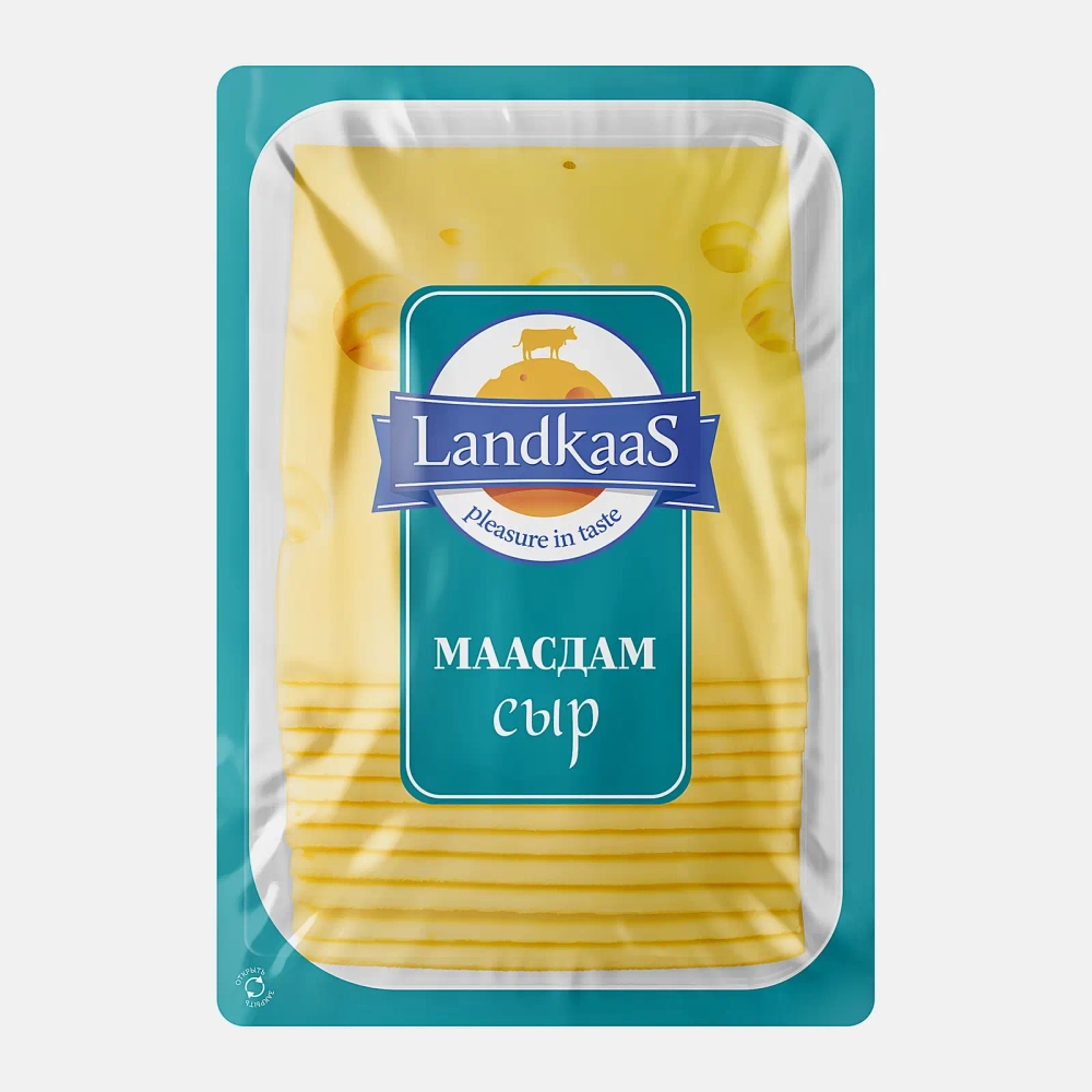 Сыр Landkaas Маасдам слайс 45% 150г