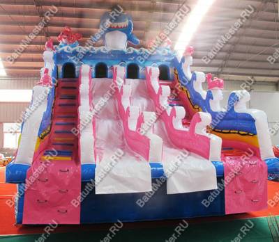 Горка для бассейна "Песни моря", 9*6*8,8 м