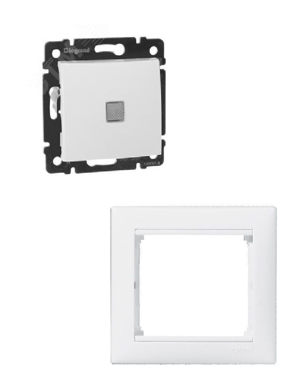 Legrand выключатель 4410 с рамкой 1 белый