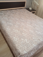 Покрывало жаккардовое двухстороннее Нежность 115-18 белый,беж,серый 2.0 (180х200)