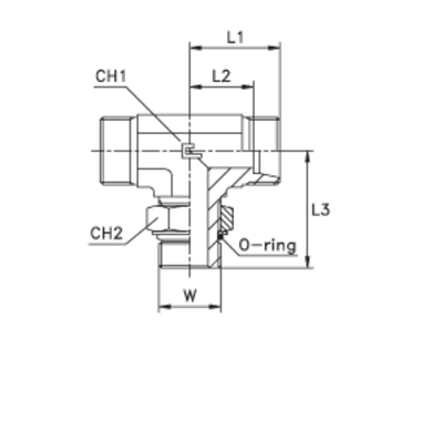 Штуцер FRTH DS14 UNF 7/8" (корпус) CAST