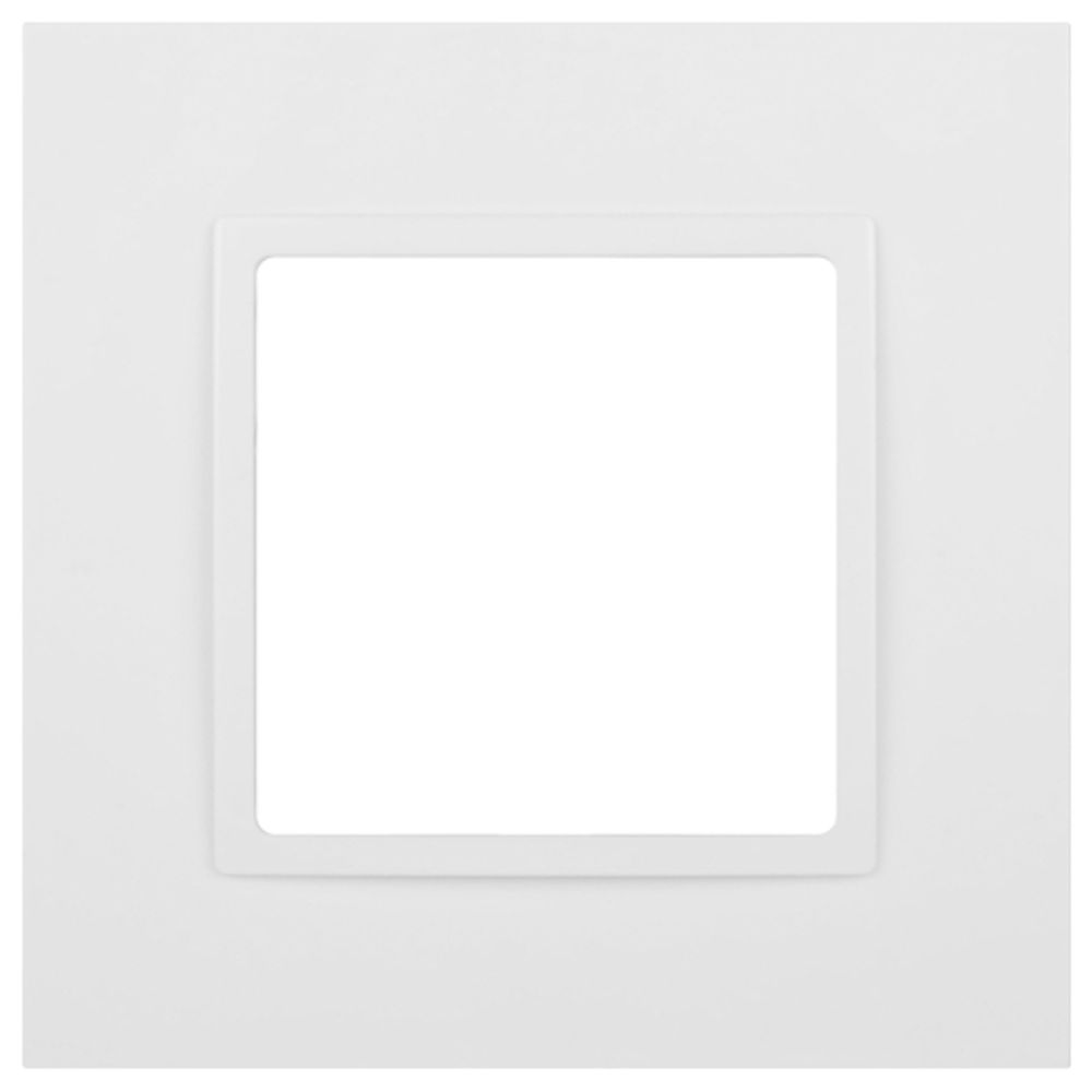 Рамка для розеток и выключателей ЭРА Elegance 14-5001-01М на 1 пост, белый матовый