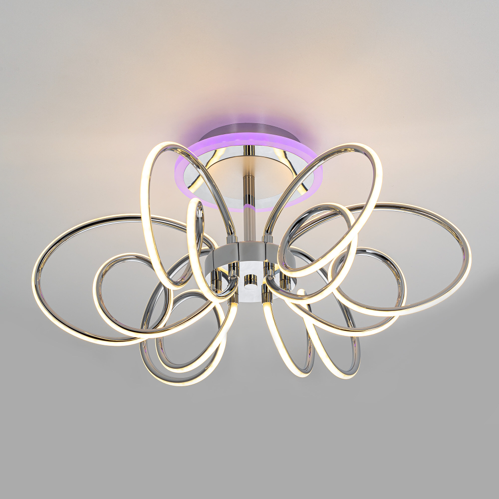 Citilux SALMA SMART CL224A161 RGB LED Умная люстра Хром