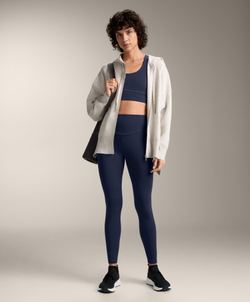 OYSHO Легинсы Comfortlux длиной до щиколотки с высокой посадкой, синий