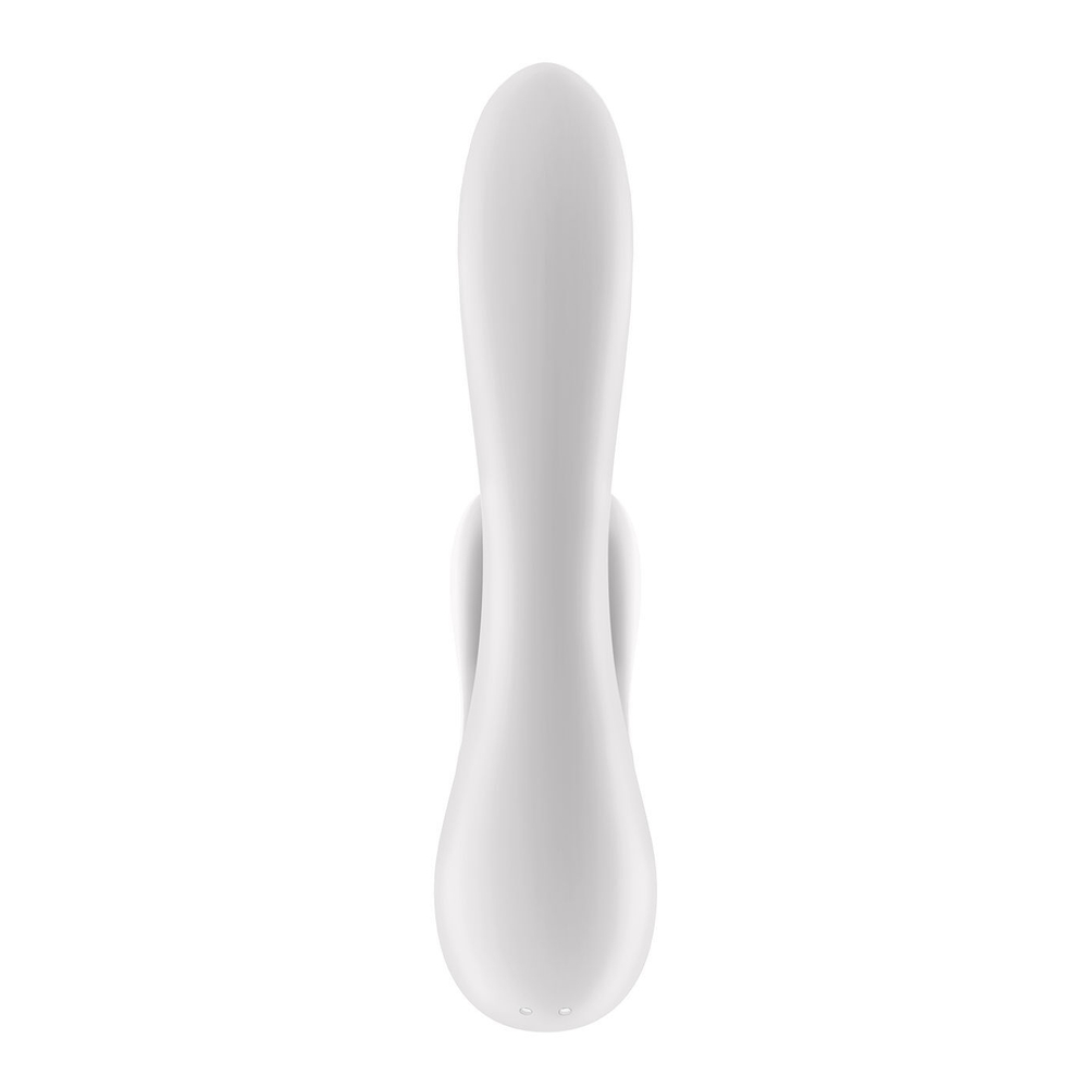 Вибратор-кролик Satisfyer Double Flex с двумя клиторальными отростками (белый)