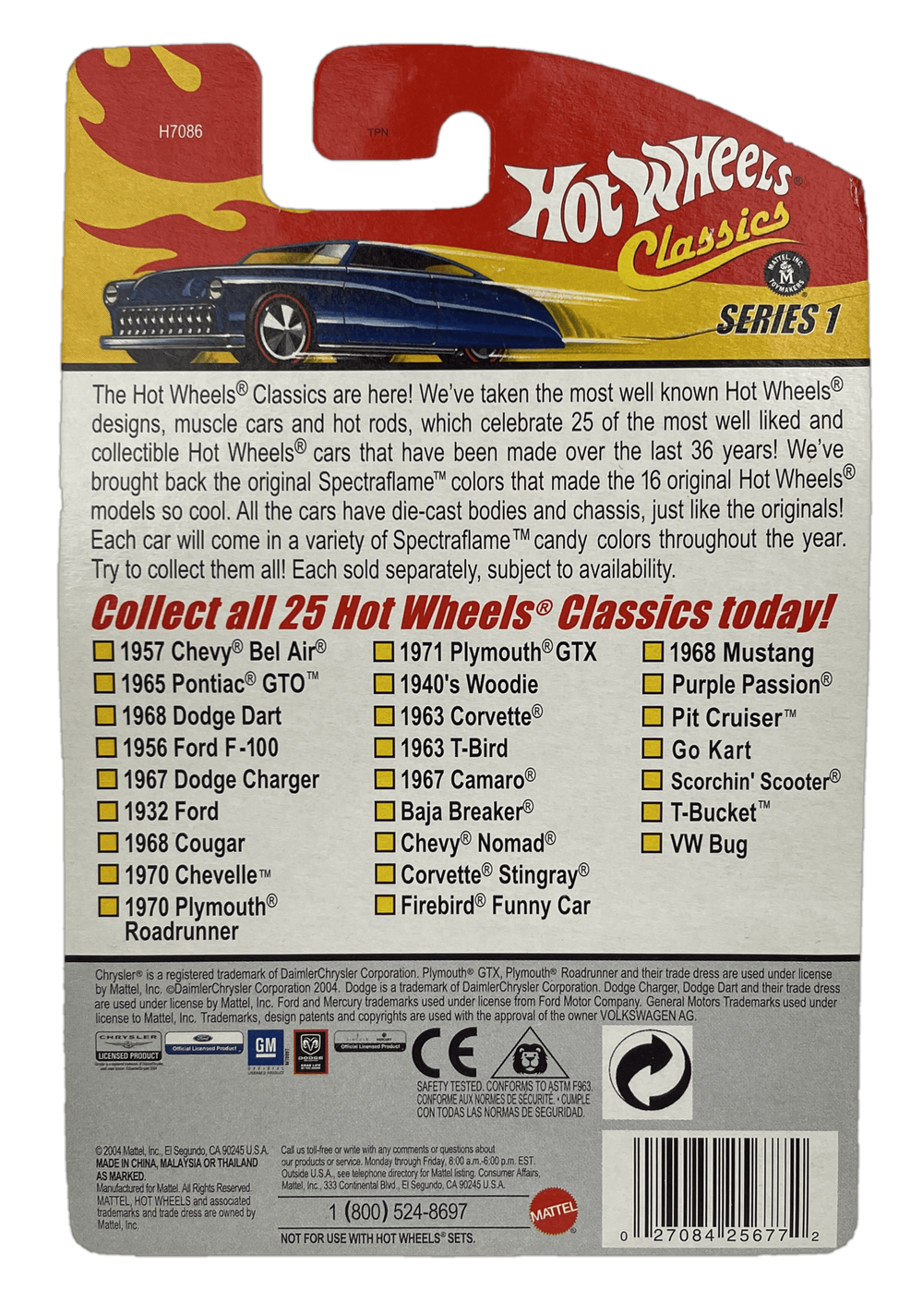 Hot Wheels Classics Series 1: Pit Cruiser (Green) (#21 of 25) (2005)