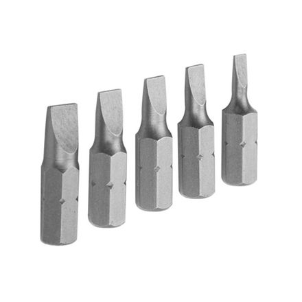 Цена на TOLSEN (TT20285) Набор вставок (бит) торцевых 1/4", Slotted, 3-6,5 мм, 25 мм, 5 предметов