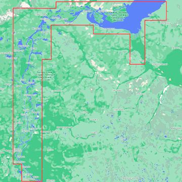 C-MAP Россия Сибирь Обь низовье, Надым для Lowrance / Simrad / B&G  MAX-N+ RS-Y511