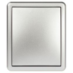 Выключатель ЭРА Эксперт 11-1202-03 с подсветкой IP20 10АХ-250В ОУ алюминий