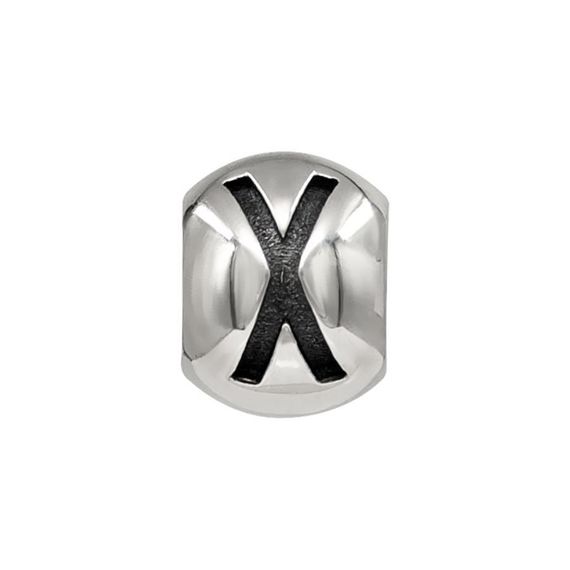 Шарм с руной Гебо - подвеска из серебра 925 пробы, скандинавский оберег, вид спереди