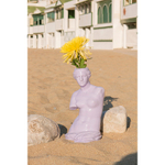 Ваза для цветов venus, 31 см, лиловая